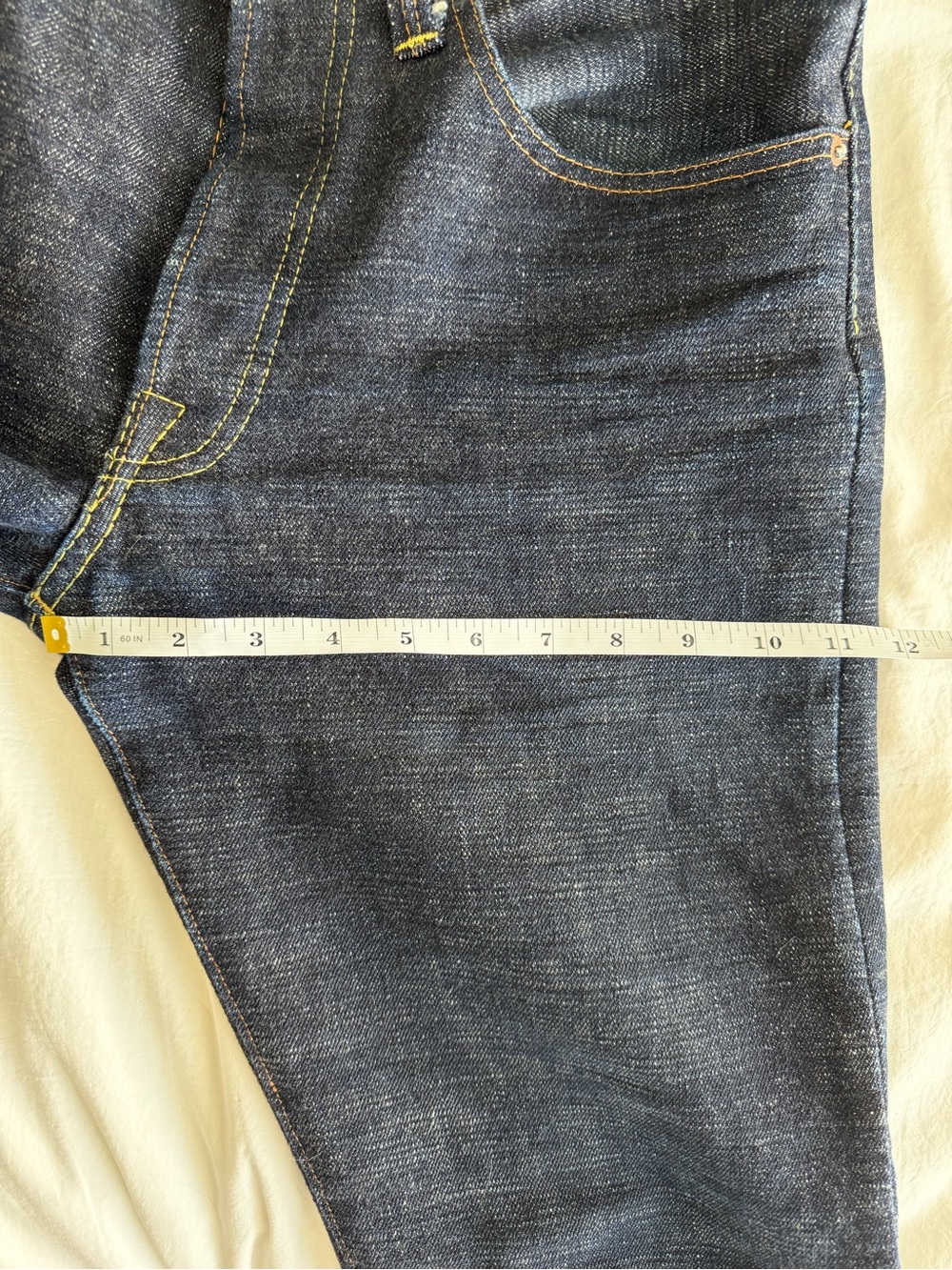 The Strike Gold SG7104 Super Slubby Series 17oz Slubby Selvedge Jeans - Picture 7 of 11